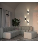 Modern wall lamps - Maytoni Notta Wall lamp/wall lamp 1xG9 40W Black MOD417WL-01B - product 2