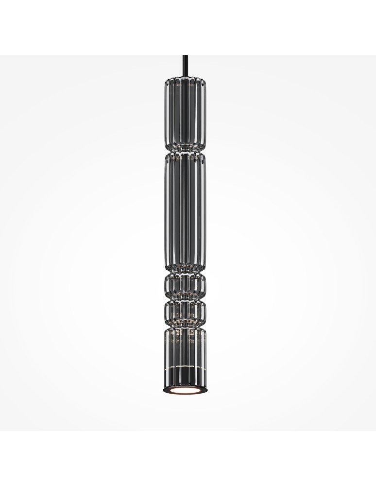 Pendant lamps - Maytoni Ordo LED Pendant Lamp 8W 920lm 3000K Black MOD272PL-L12B3K. - product kolory-swiatla.pl 4