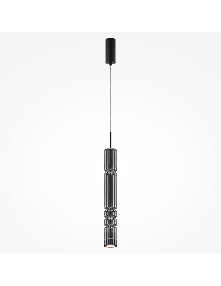 Pendant lamps - Maytoni Ordo LED Pendant Lamp 8W 920lm 3000K Black MOD272PL-L12B3K. - product kolory-swiatla.pl 5