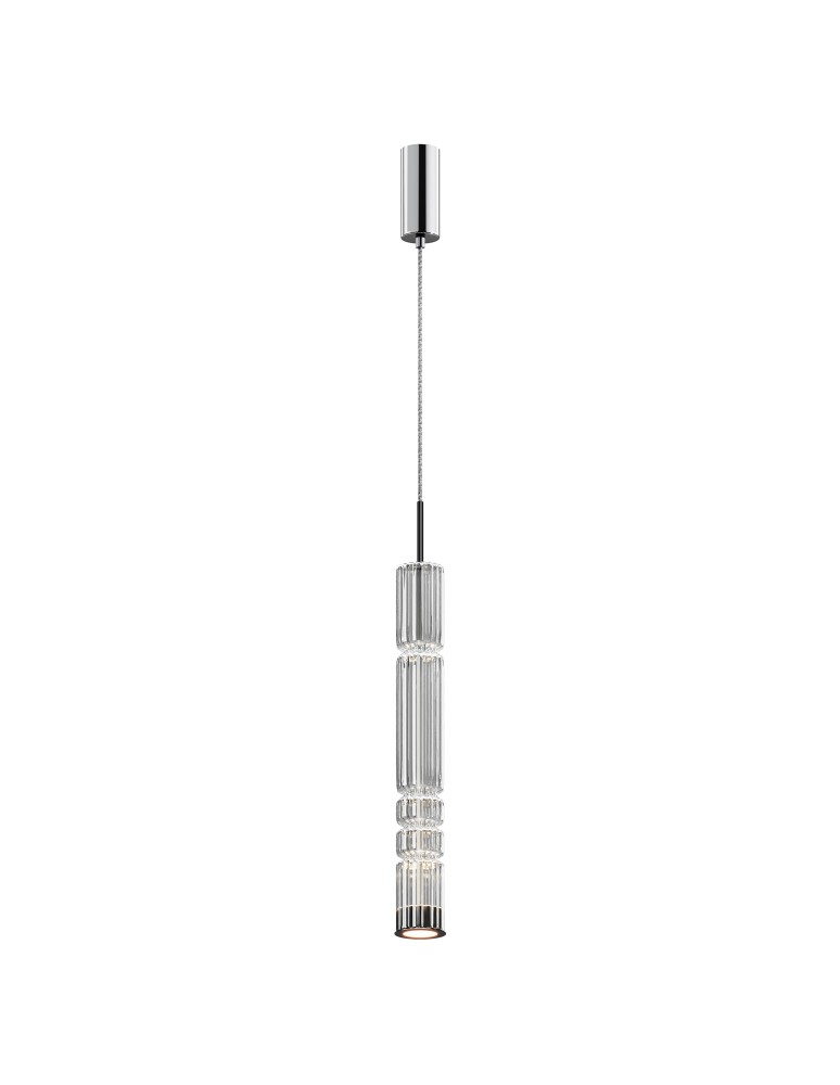 Pendant lamps - Maytoni Ordo LED Pendant Lamp 8W 920lm 3000K Chrome MOD272PL-L12CH3K. - product kolory-swiatla.pl 1