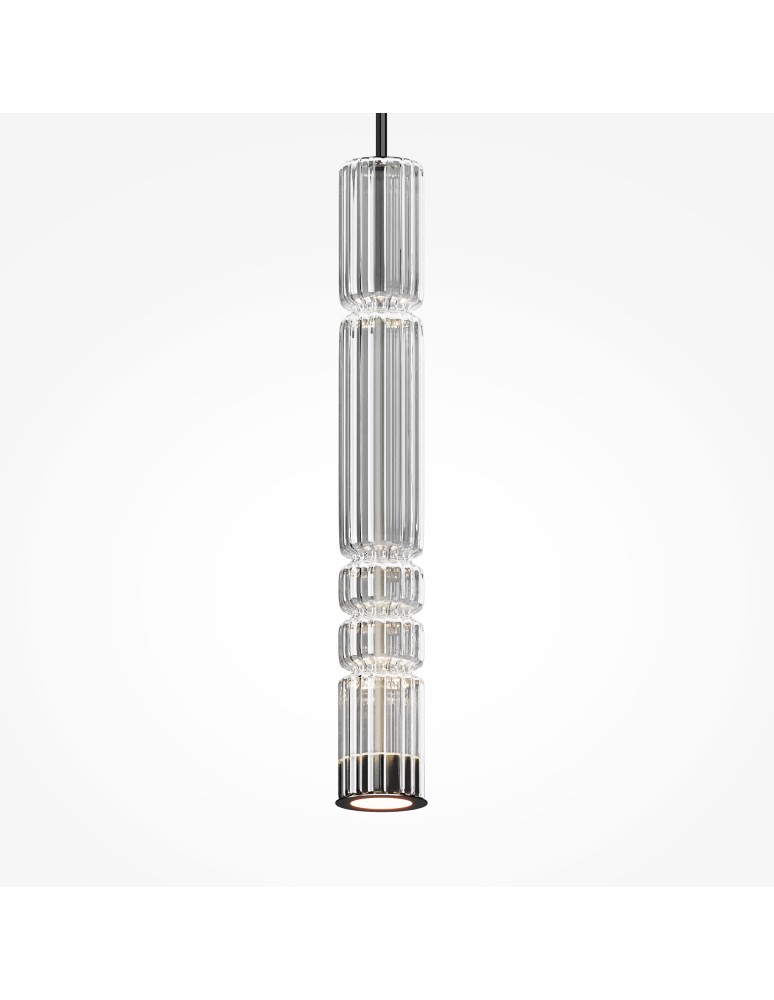 Pendant lamps - Maytoni Ordo LED Pendant Lamp 8W 920lm 3000K Chrome MOD272PL-L12CH3K. - product kolory-swiatla.pl 3