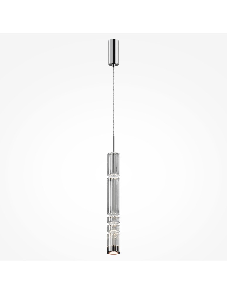 Pendant lamps - Maytoni Ordo LED Pendant Lamp 8W 920lm 3000K Chrome MOD272PL-L12CH3K. - product kolory-swiatla.pl 4