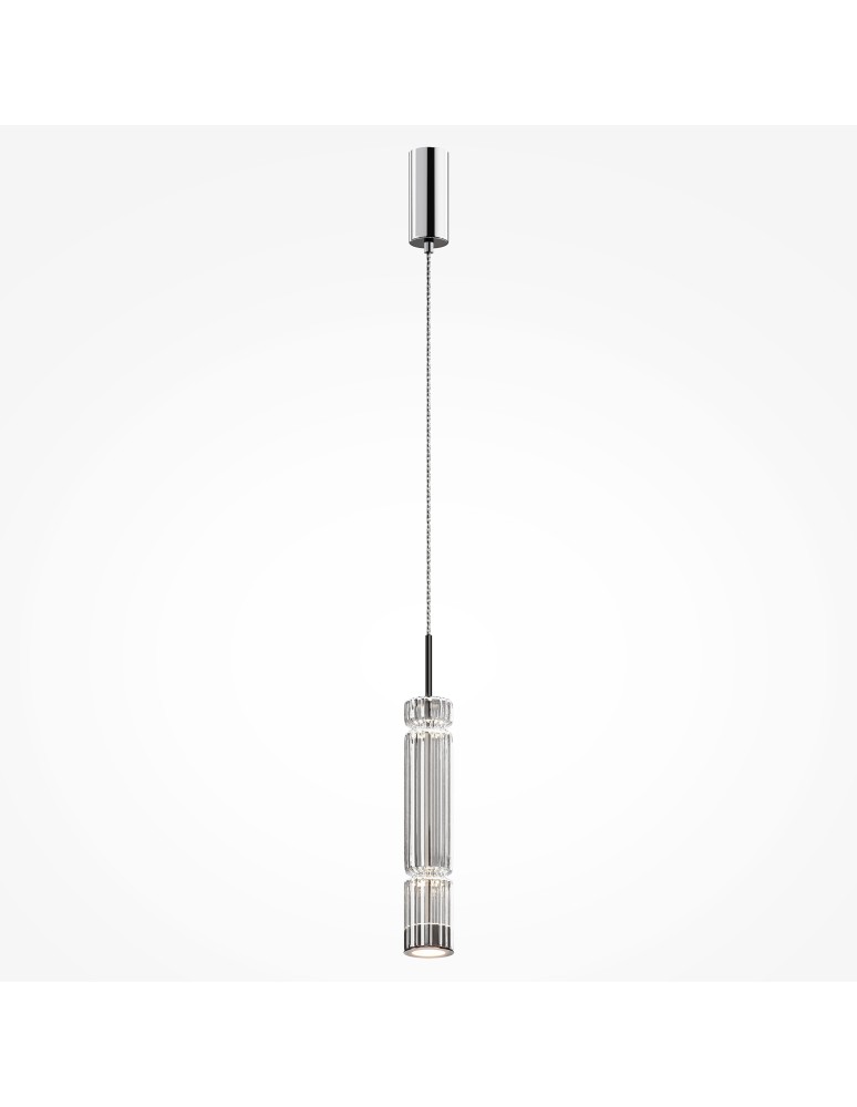 Pendant lamps - Maytoni Ordo LED Pendant Lamp 8W 920lm 3000K Chrome MOD272PL-L12CH3K1. - product kolory-swiatla.pl 4