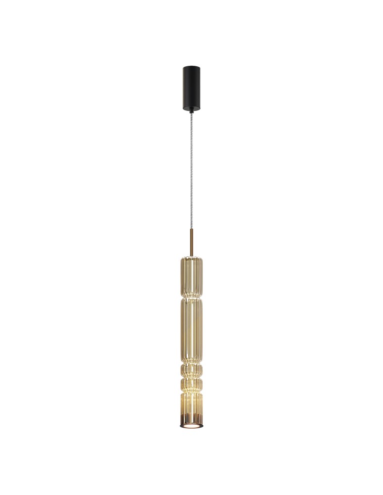 Pendant lamps - Maytoni Ordo LED Pendant Lamp 8W 920lm 3000K Black MOD272PL-L12BS3K. - product kolory-swiatla.pl 1