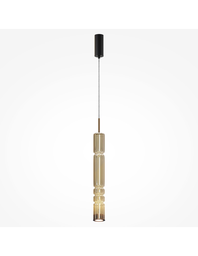 Pendant lamps - Maytoni Ordo LED Pendant Lamp 8W 920lm 3000K Black MOD272PL-L12BS3K. - product kolory-swiatla.pl 4