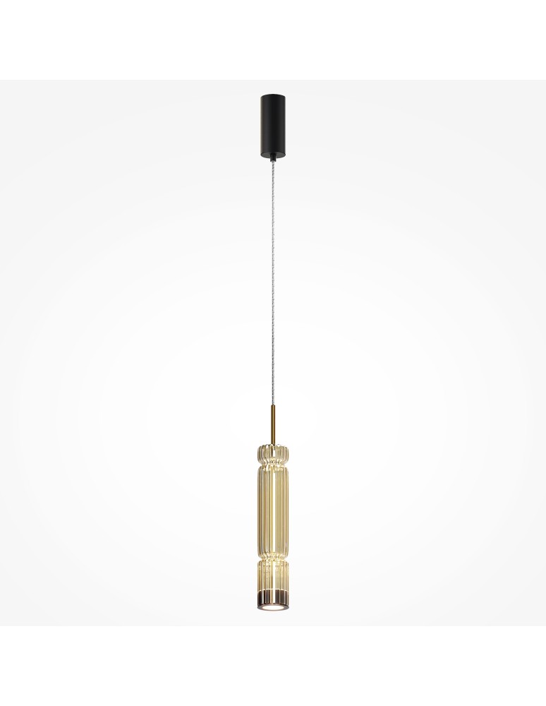 Pendant lamps - Maytoni Ordo LED Pendant Lamp 8W 920lm 3000K Black MOD272PL-L12BS3K1. - product kolory-swiatla.pl 4