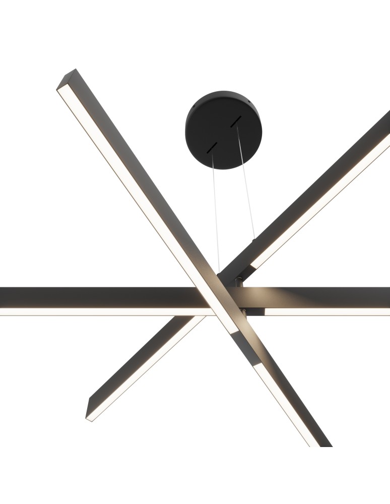 LED pendant lamps - Maytoni Origami LED Pendant Lamp 46W 2300lm 4000K Black MOD163PL-L38B4K1. - product kolory-swiatla.pl 3