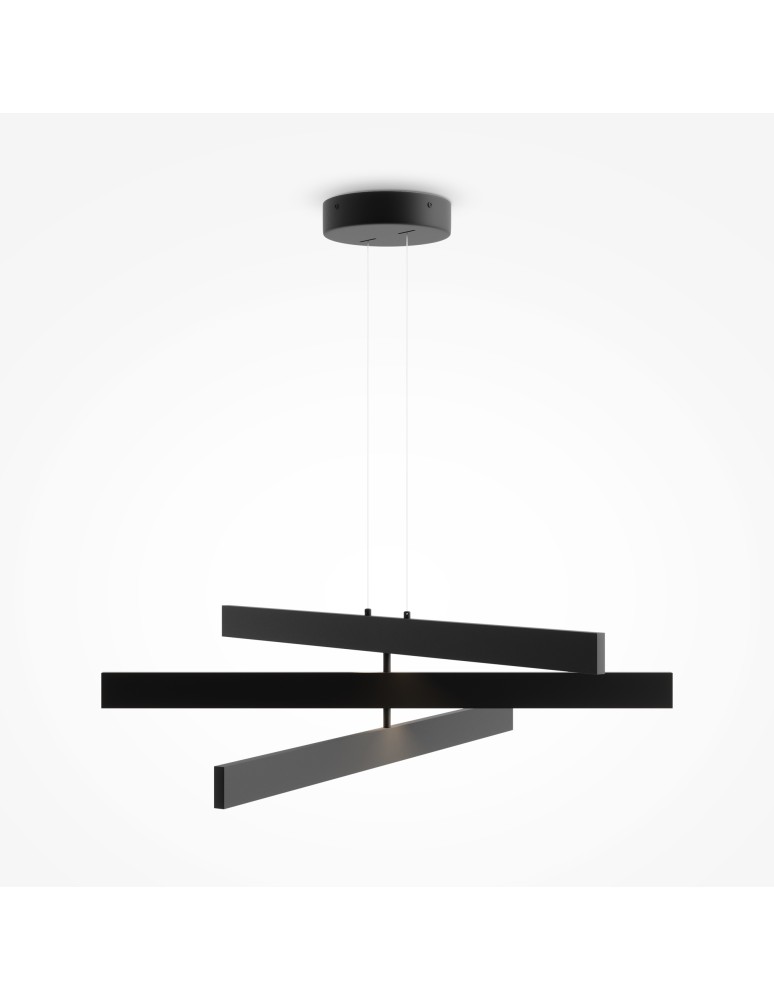 LED pendant lamps - Maytoni Origami LED Pendant Lamp 46W 2300lm 4000K Black MOD163PL-L38B4K1. - product kolory-swiatla.pl 4