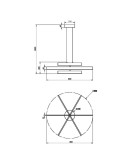 Pendant lamps - Maytoni Origami LED Pendant Lamp 46W 2300lm 4000K White MOD163PL-L38W4K1. - product 5