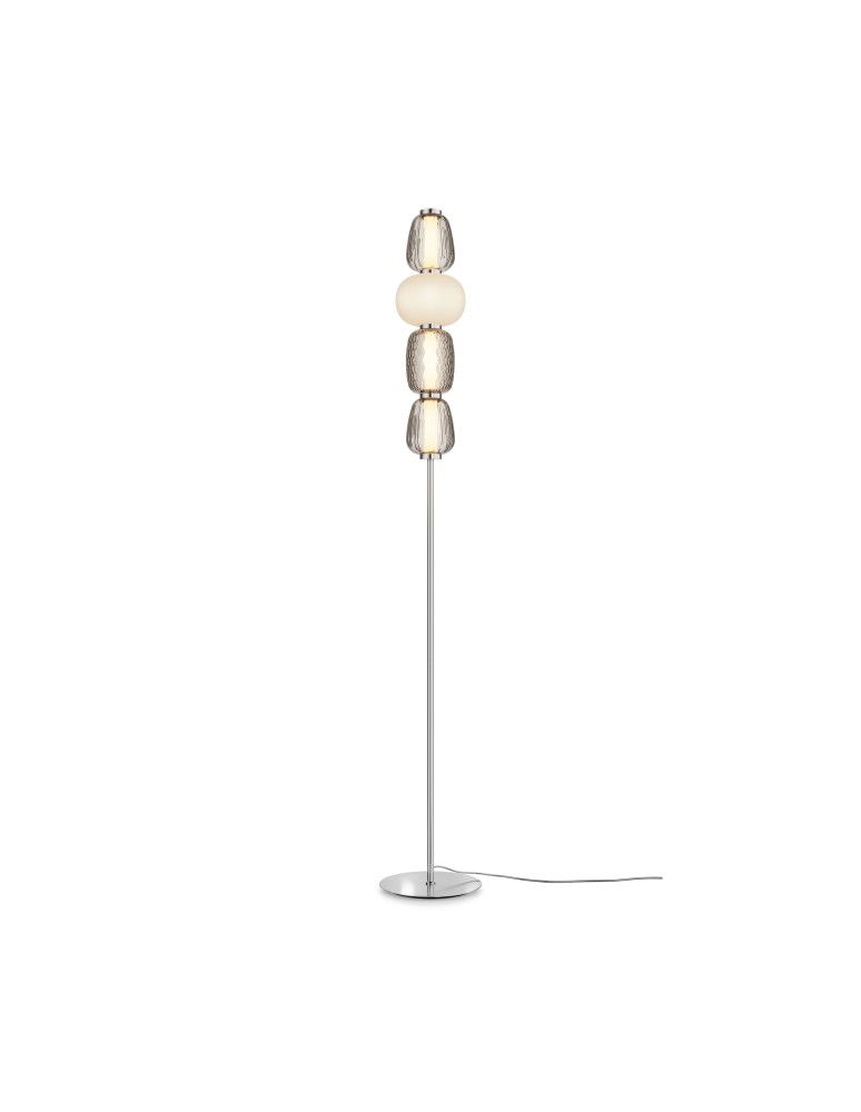 Designer floor lamps - Maytoni Pattern LED Floor Lamp 32W 4500lm 3000K Chrome MOD267FL-L32CH3K. - product kolory-swiatla.pl 1