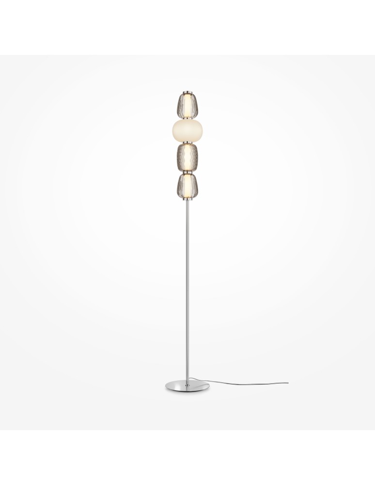 Designer floor lamps - Maytoni Pattern LED Floor Lamp 32W 4500lm 3000K Chrome MOD267FL-L32CH3K. - product kolory-swiatla.pl 4