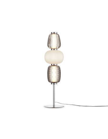 Maytoni Pattern LED Table Lamp 28W 3800lm 3000K Chrome MOD267TL-L28CH3K.
