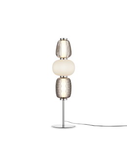 Maytoni Pattern LED Table Lamp 28W 3800lm 3000K Chrome MOD267TL-L28CH3K.