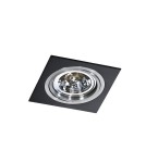 Flush-mounted directional lights - Azzardo SIRO 1 BLACK/ALUMINIUM 1xES111 Recessed Black/Aluminum AZ0769 - product 1