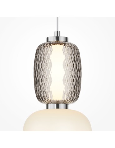 Maytoni Pattern Lampa Ścienna Wisząca LED 18W 2400lm 3000K Chrom MOD267WL-L18CH3K - produkt 2