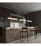 Pendant lamps - Maytoni Petra Horizontal LED Pendant Lamp 35W 2400lm 3000K Brass MOD250PL-L36BS3K - product 2