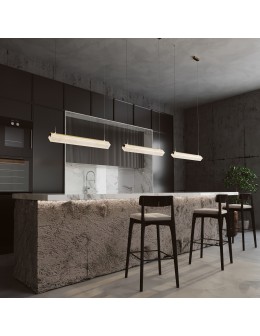 Maytoni Petra Lampa Wisząca Pozioma LED 35W 2400lm 3000K Mosiądz MOD250PL-L36BS3K - produkt 2