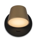 Wall lamps - Maytoni Pixel Wall lamp/wall switch with LED switch 7W 350lm 3000K Black MOD421WL-L6BBS3K - product 1