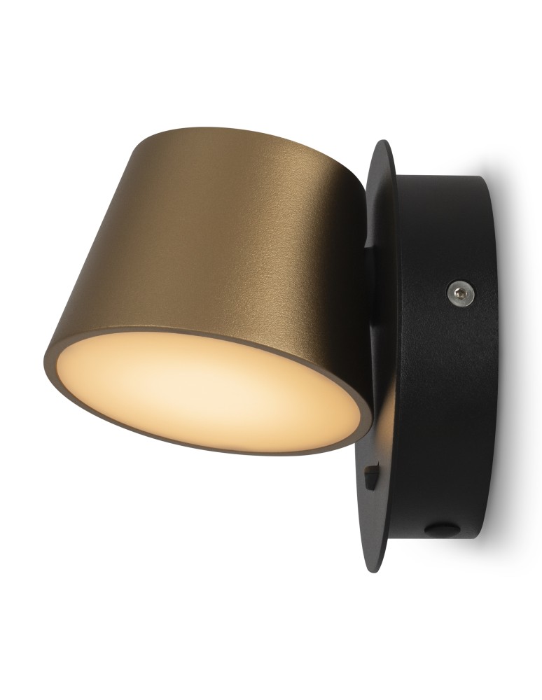 Wall lamps - Maytoni Pixel Wall lamp/wall switch with LED switch 7W 350lm 3000K Black MOD421WL-L6BBS3K - product kolory-swiatla.pl 4