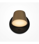 Maytoni Pixel Kinkiet/Ścienna z Włącznikiem LED 7W 350lm 3000K Czarny MOD421WL-L6BBS3K