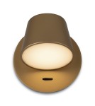 Maytoni Pixel Kinkiet/Ścienna z Włącznikiem LED 7W 350lm 3000K Mosiądz MOD421WL-L6BS3K