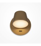 Maytoni Pixel Kinkiet/Ścienna z Włącznikiem LED 7W 350lm 3000K Mosiądz MOD421WL-L6BS3K