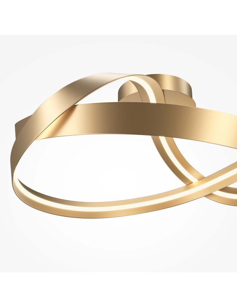 LED ceiling lamps - Maytoni Plons LED Ceiling Lamp 34W 2040lm 3000K Brass MOD283CL-L34BS3K. - product kolory-swiatla.pl 3