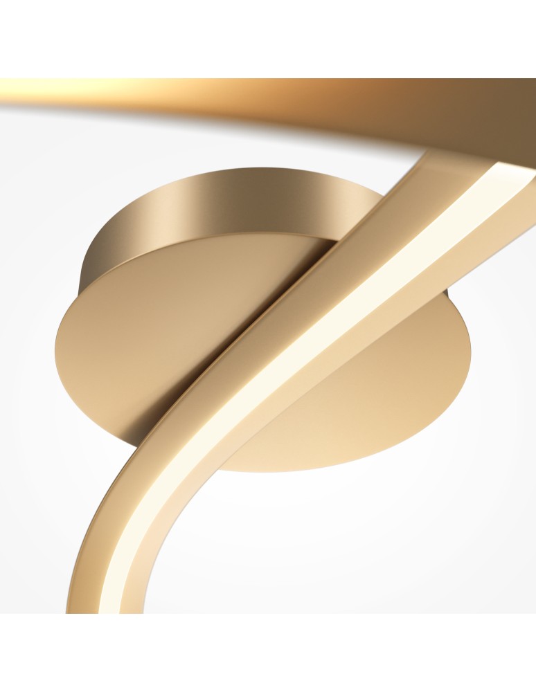 LED ceiling lamps - Maytoni Plons LED Ceiling Lamp 34W 2040lm 3000K Brass MOD283CL-L34BS3K. - product kolory-swiatla.pl 5