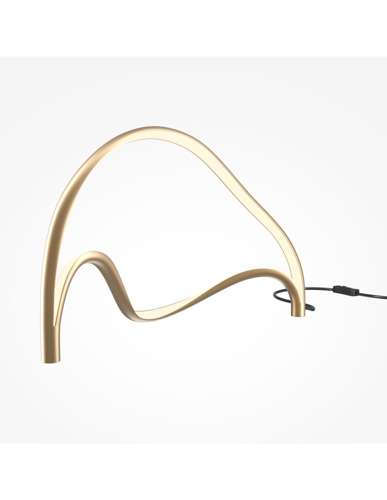 Designer table lamps - Maytoni Plons LED Table Lamp 12W 760lm 3000K Brass MOD283TL-L12BS3K. - product kolory-swiatla.pl 3