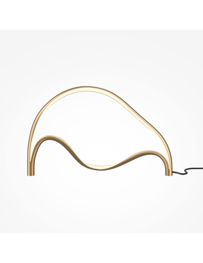 Designer table lamps - Maytoni Plons LED Table Lamp 12W 760lm 3000K Brass MOD283TL-L12BS3K. - product kolory-swiatla.pl 4