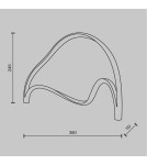 Maytoni Plons Lampa Stołowa LED 12W 760lm 3000K Mosiądz MOD283TL-L12BS3K