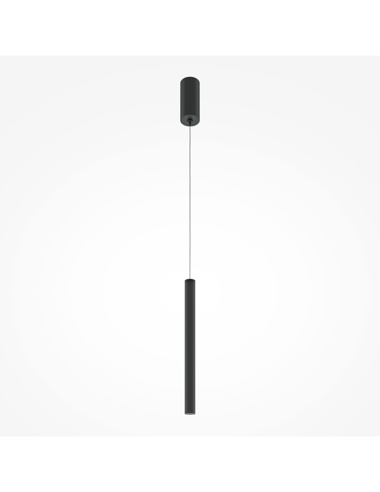 Pendant lamps - Maytoni Pro Base LED Tube Pendant Lamp 6W 500lm 4000K Black MOD159PL-L6B4K2. - product kolory-swiatla.pl 5