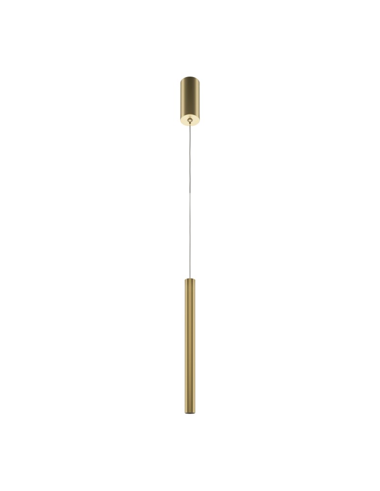 Pendant lamps - Maytoni Pro Base LED Tube Pendant Lamp 6W 500lm 4000K Gold MOD159PL-L6G4K2. - product kolory-swiatla.pl 1
