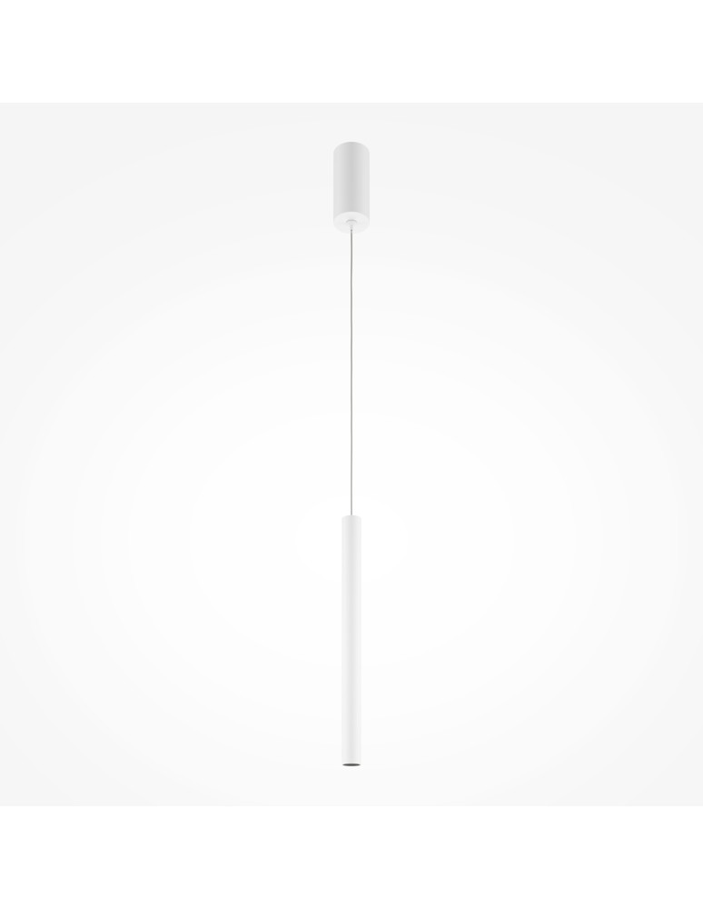 Pendant lamps - Maytoni Pro Base LED Tube Pendant Lamp 6W 500lm 4000K White MOD159PL-L6W4K2. - product kolory-swiatla.pl 1