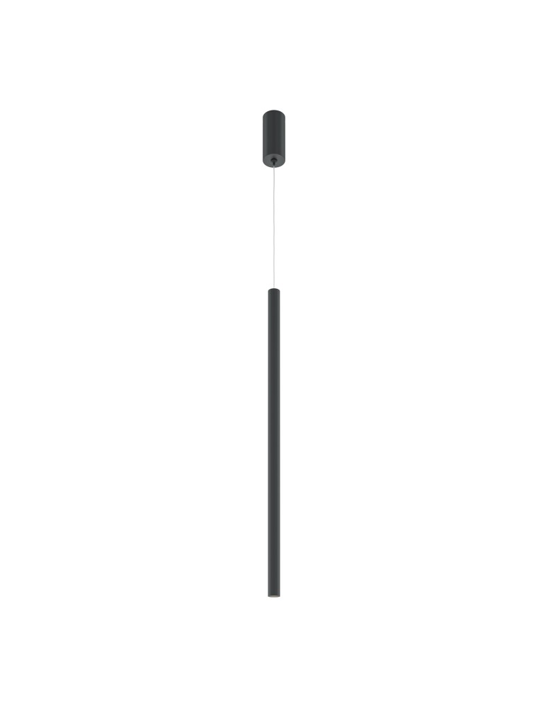 Pendant lamps - Maytoni Pro Extra LED Tube Pendant Lamp 6W 500lm 4000K Black MOD160PL-L6B4K1 - product kolory-swiatla.pl 1