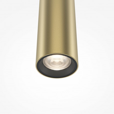 Maytoni Pro Extra Lampa Wisząca Rurka LED 6W 500lm 4000K Złoty MOD160PL-L6G4K1