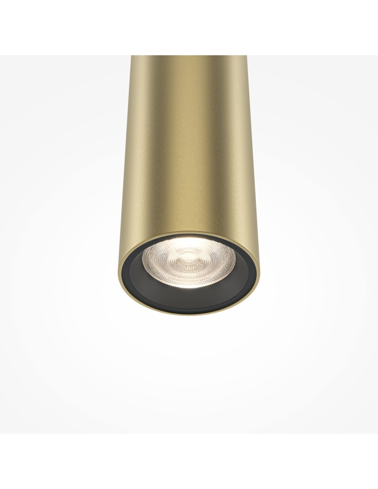 Pendant lamps - Maytoni Pro Extra LED Tube Pendant Lamp 6W 500lm 4000K Gold MOD160PL-L6G4K1 - product kolory-swiatla.pl 3