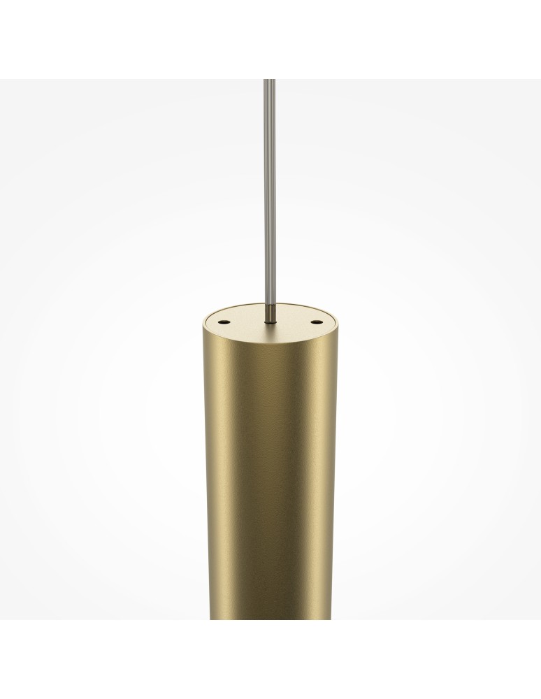 Pendant lamps - Maytoni Pro Extra LED Tube Pendant Lamp 6W 500lm 4000K Gold MOD160PL-L6G4K1 - product kolory-swiatla.pl 7