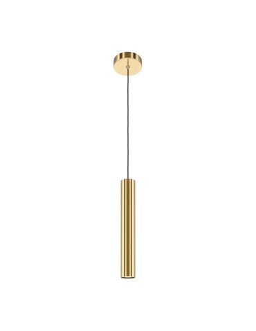 Maytoni Pro Focus Lampa Wisząca Rurka 1xGU10 6W Mosiądz MOD161PL-01BS1