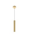 View Maytoni Pro Focus Pendant Tube Lamp 1xGU10 6W Brass MOD161PL-01BS1.