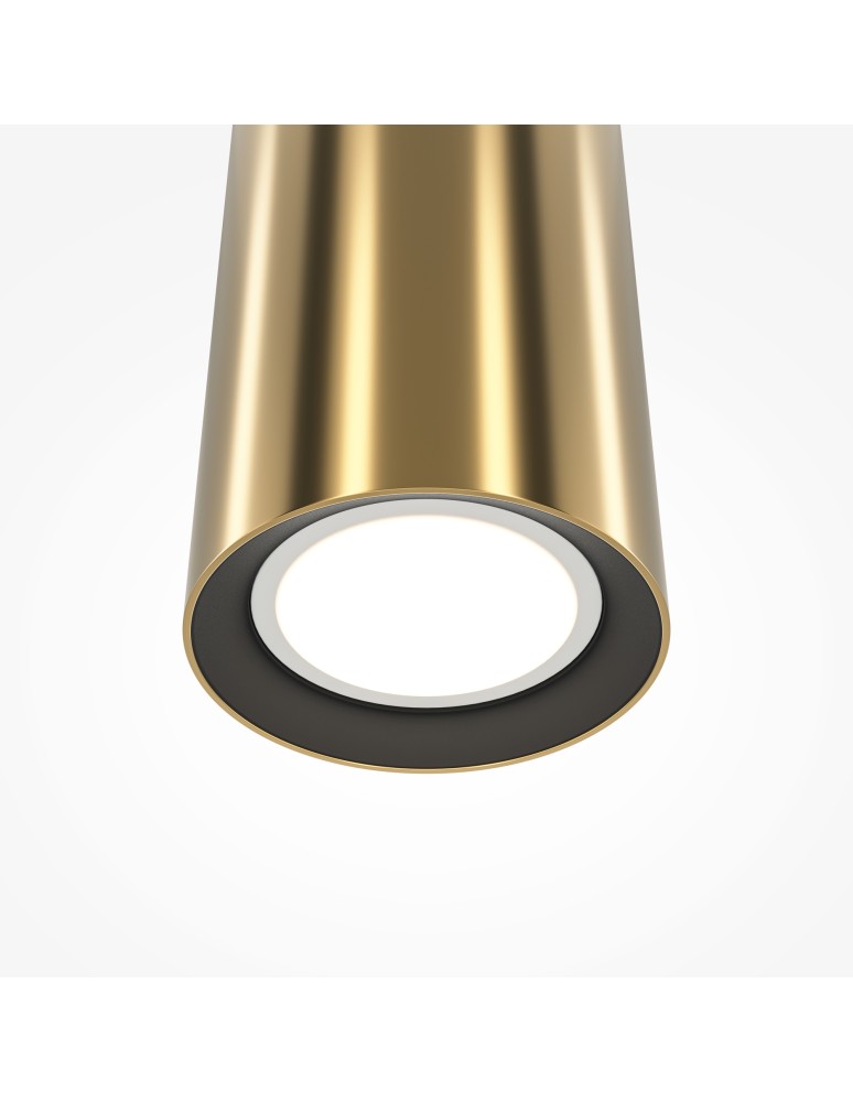 Pendant tube lamps - Maytoni Pro Focus Pendant Tube Lamp 1xGU10 6W Brass MOD161PL-01BS1. - product kolory-swiatla.pl 3