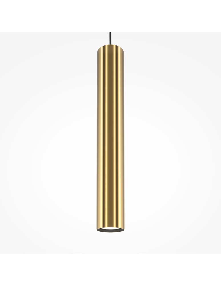 Pendant tube lamps - Maytoni Pro Focus Pendant Tube Lamp 1xGU10 6W Brass MOD161PL-01BS1. - product kolory-swiatla.pl 4