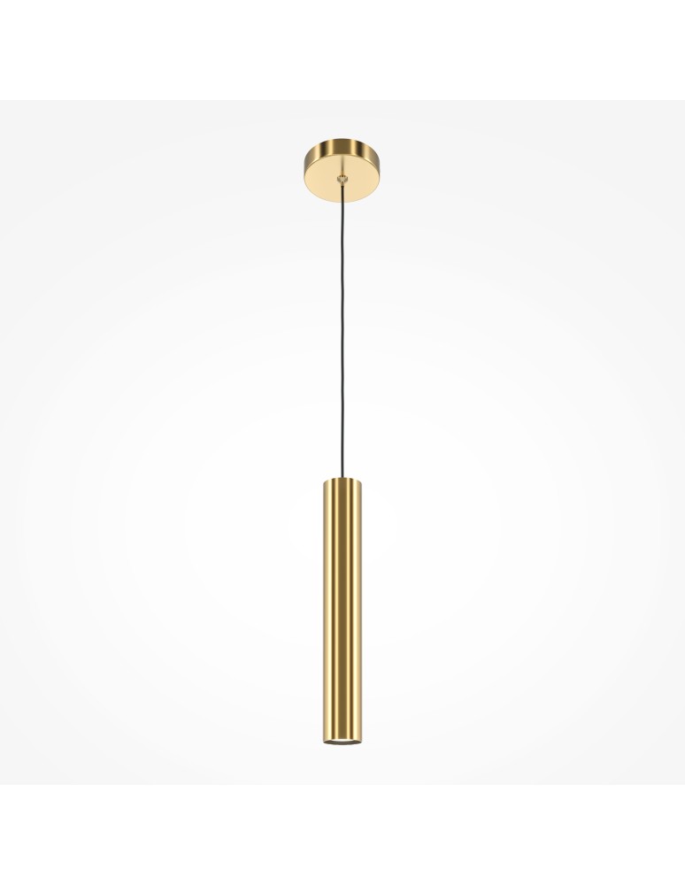 Pendant tube lamps - Maytoni Pro Focus Pendant Tube Lamp 1xGU10 6W Brass MOD161PL-01BS1. - product kolory-swiatla.pl 5
