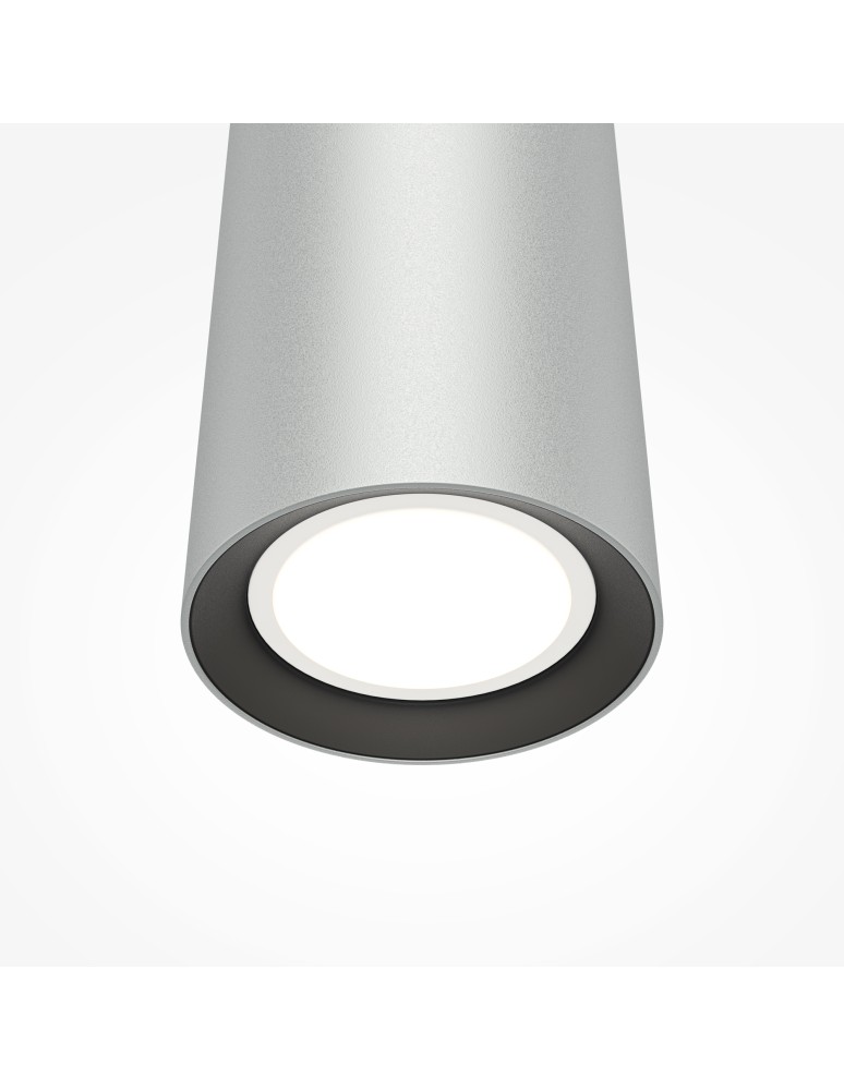 Pendant lamps - Maytoni Pro Focus Pendant Tube Lamp 1xGU10 6W Silver MOD161PL-01CM1. - product kolory-swiatla.pl 4