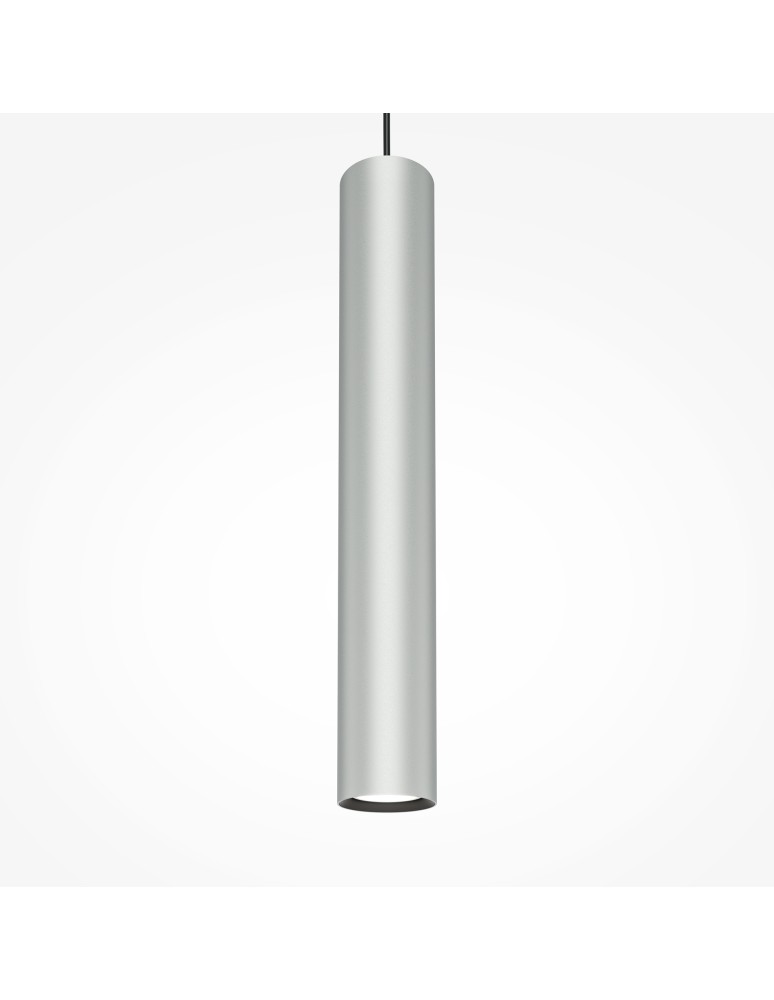 Pendant lamps - Maytoni Pro Focus Pendant Tube Lamp 1xGU10 6W Silver MOD161PL-01CM1. - product kolory-swiatla.pl 5