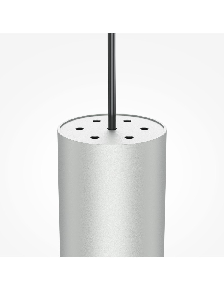 Pendant lamps - Maytoni Pro Focus Pendant Tube Lamp 1xGU10 6W Silver MOD161PL-01CM1. - product kolory-swiatla.pl 7