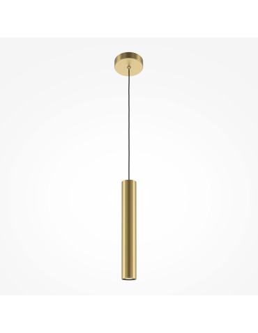 Maytoni Pro Focus Pendant Tube Lamp 1xGU10 6W Gold MOD161PL-01G1.
