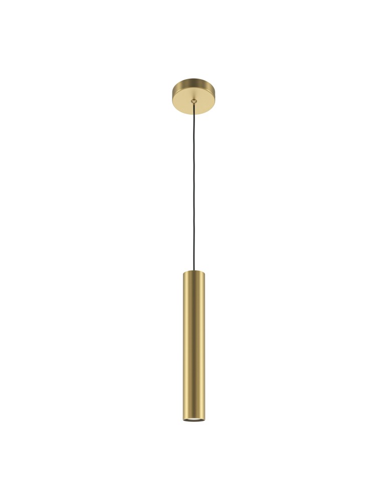 Pendant lamps - Maytoni Pro Focus Pendant Tube Lamp 1xGU10 6W Gold MOD161PL-01G1. - product kolory-swiatla.pl 2