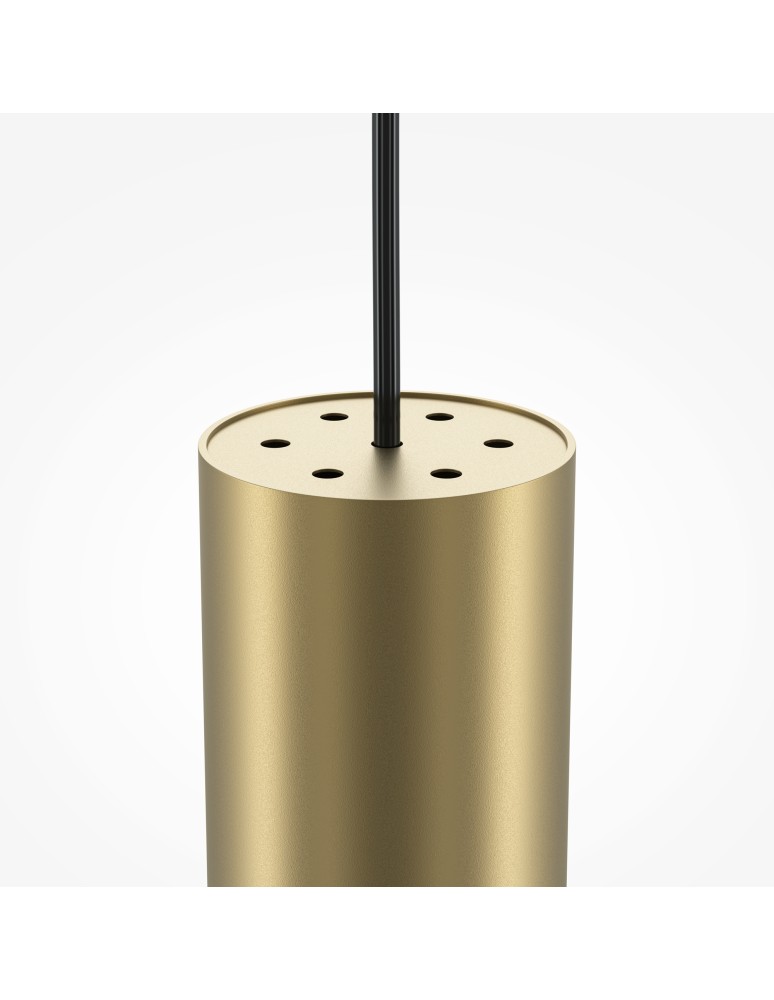 Pendant lamps - Maytoni Pro Focus Pendant Tube Lamp 1xGU10 6W Gold MOD161PL-01G1. - product kolory-swiatla.pl 6