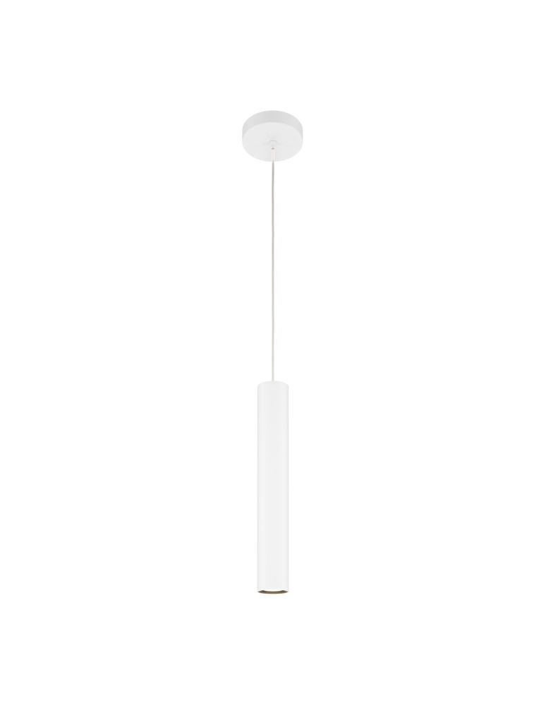 Pendant lamps - Maytoni Pro Focus Pendant Tube Lamp 1xGU10 6W White MOD161PL-01W1. - product kolory-swiatla.pl 1